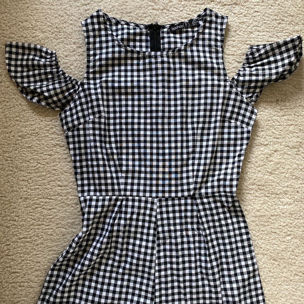 cute gingham romper